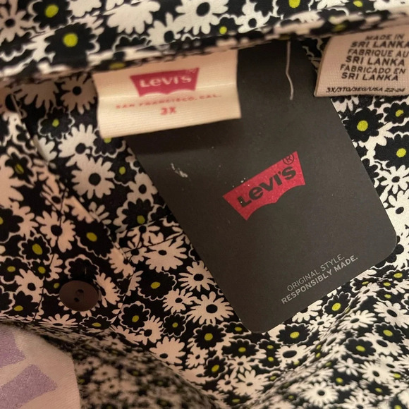 Daisy print Levi’s dress, 3x - Picture 10 of 12
